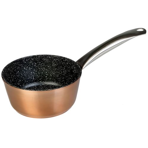 Casserole 14 Cm Induction, Antiadhésive Écologique, Aluminium Forgé Sans Pfoa, , Cuivre, Wecook, Professional