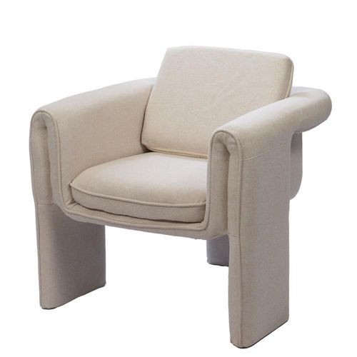 Fauteuil Scarlett Blanc