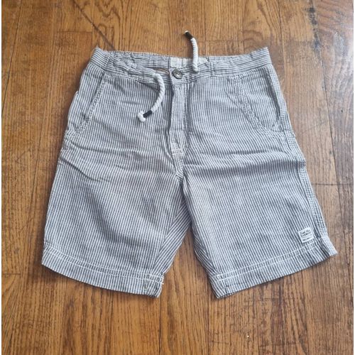 Short H&m Garçon À Rayure Blanche Et Marine Taille 6ans