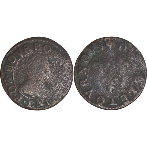 France - Principauté De Chateau-Regnault - François De Bourbon-Conti - 1605-1614 - Double Tournois Type 18 - Feos01f5
