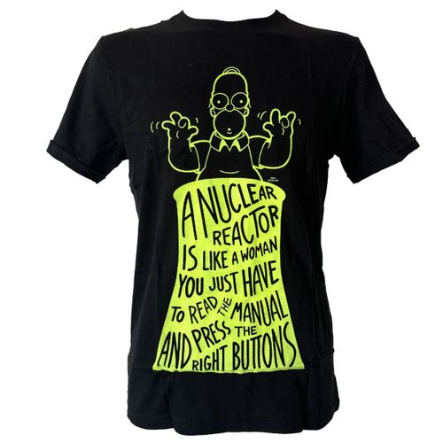 Tee-Shirt Homme Noir The Simpsons - Taille S