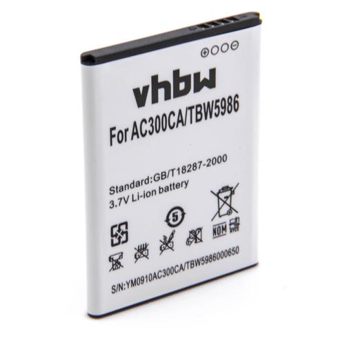 Vhbw 1x Batterie Remplacement Pour Archos Ac1850a, Tbw5986, Ac300ca Pour Téléphone Portable (1550mah, 3,7v, Li-Ion)