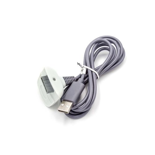 Vhbw Câble De Chargement Usb Gris Pour Manette Microsoft Xbox 360