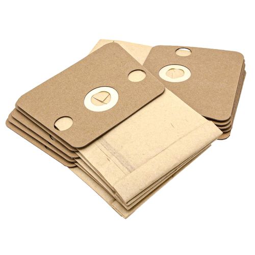 vhbw 10x Sacs compatible avec Rowenta Soam RO 1221, RO 123311 aspirateur - papier, 22cm x 16,5cm couleur sable