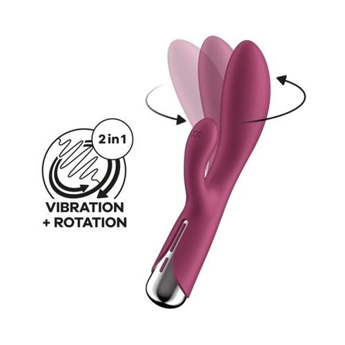 Rabbit Vibro Rabbit Spinning Rabbit 1 11 X 3.5cm Framboise Satisfyer
