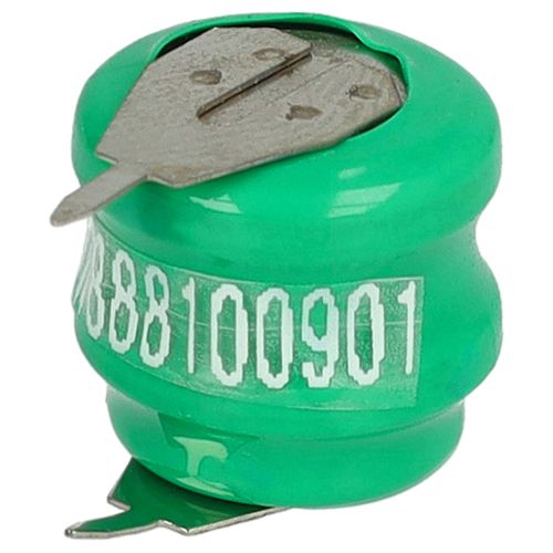 vhbw Batterie bouton type V40H (NiMH, 40mAh, 2.4V) - 2 cellules, 2 broches connexion print, rechargeable