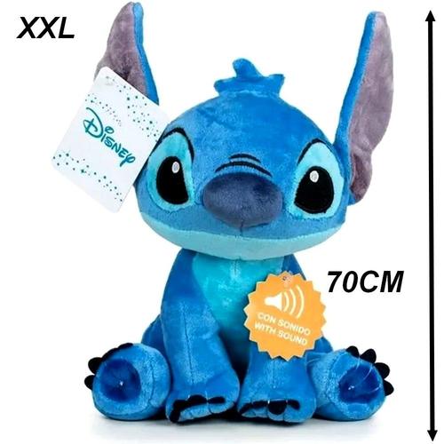 Geante Peluche Stitch Bleu 70 Cm Son Parle Lilo Et Stitch Xxl