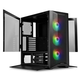 Boitier PC Moyen Tour E-ATX Lian-Li Lancool II Mesh C RGB avec panneaux vitrés - Noir