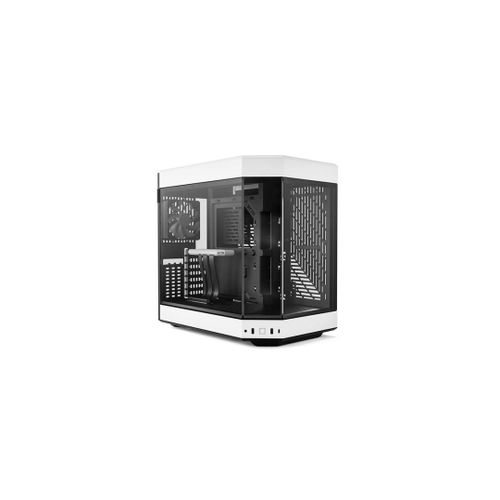 Boitier PC Moyen Tour E-ATX Hyte Y60 avec panneaux vitrés - Noir/Blanc