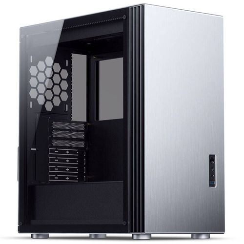 Jonsbo U6 Window Midi-tower, Tempered Glass - Silber