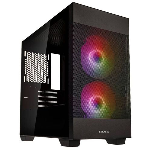 Boitier PC Moyen Tour ATX Lian-Li Lancool 205M Mesh RGB avec panneau vitré - Noir