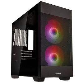 Boitier PC Moyen Tour ATX Lian-Li Lancool 205M Mesh RGB avec panneau vitré - Noir