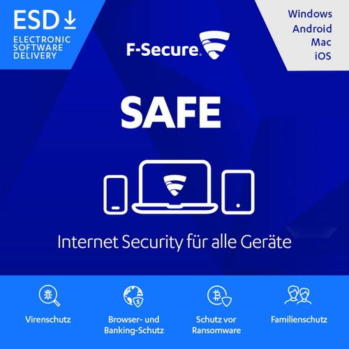 F-Secure Internet Security Für Alle Geräte [1 Gerät - 2 Jahre] [Vollv