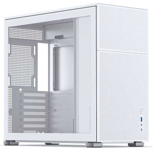 Boitier PC Moyen Tour ATX Jonsbo D41 Mesh avec panneau vitré - Blanc