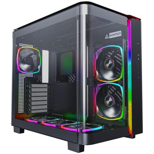 Boitier PC Moyen Tour ATX Montech King 95 Pro RGB avec panneaux vitrés - Noir