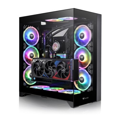 Thermaltake CTE E600 Mx - Boîtier moyen tour - Noir - Fenêtre