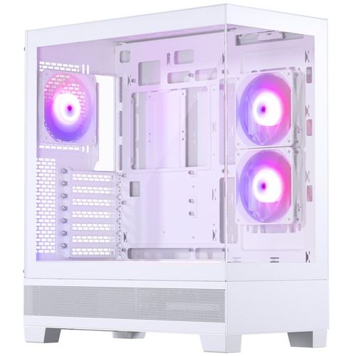 Boitier PC Moyen Tour E-ATX Phanteks XT View RGB avec panneaux vitrés - Blanc