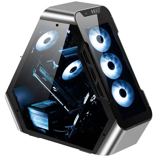 Jonsbo Tr03-g Showcase, Tempered Glass - Silber