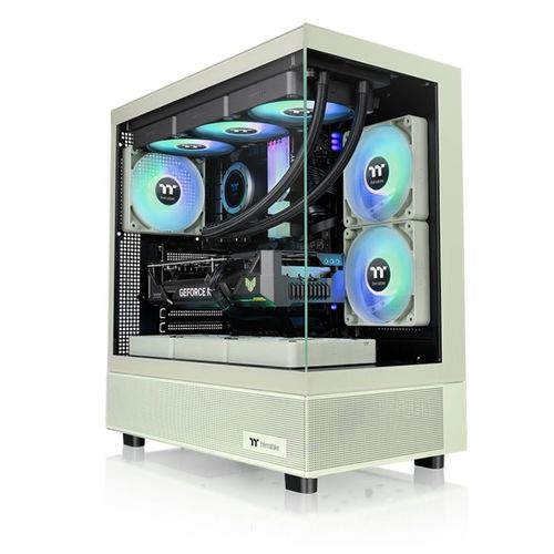 Thermaltake View 270 TG ARGB Tempered Glass X 2 - Boîtier moyen tour - Vert clair - RGB - Fenêtre