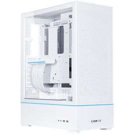 Boitier PC Moyen Tour ATX Lian-Li Sup-01 RGB avec panneaux vitrés - Blanc