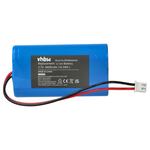 vhbw Batterie compatible avec Abathe lampe de table (4400mAh, 3,7V, Li-ion)