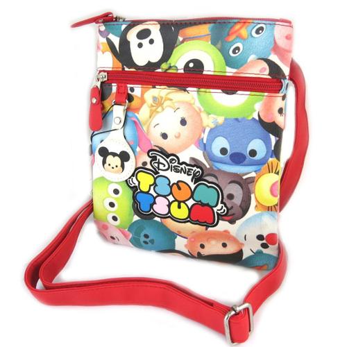 Sac créateur 'Disney Tsum Tsum' rouge multicolore - 24x20x1 cm