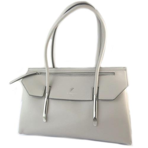 PROMOTION ! Sac créateur 'Fiorelli' gris clair (3 compartiments) - 37x23x14 cm