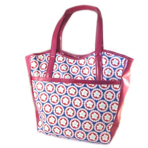 PROMOTION ! Sac créateur 'Agatha Ruiz de la Prada' rouge bleu rose - 49x35x13 cm