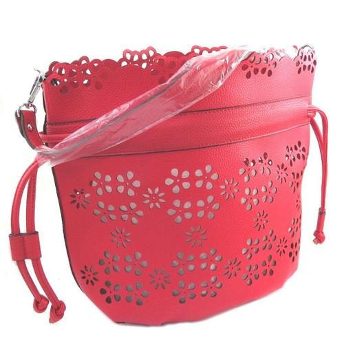 PROMOTION ! Sac bourse 'Scarlett' rouge - 36x28x11 cm