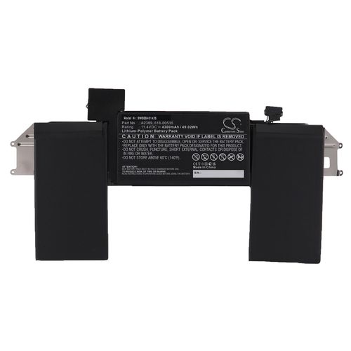 vhbw Batterie compatible avec Apple MacBook Air 13 A2337 MGNE3xx/A ordinateur portable (4300mAh, 11,4V, Li-polymère)