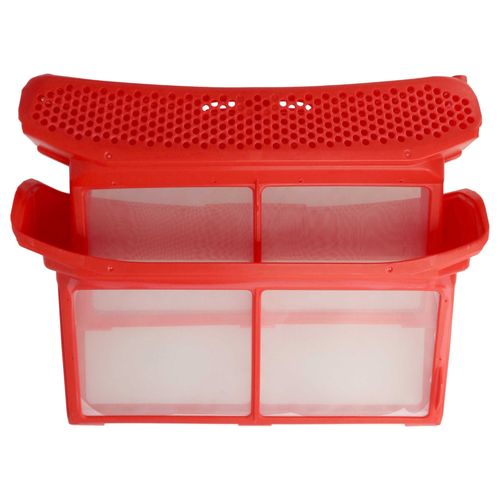 vhbw Filtre à peluche compatible avec Siemens IQ500, IQ790, IQ300, IQ390, IQ700 sèche linge pompe à chaleur - Filtre + support