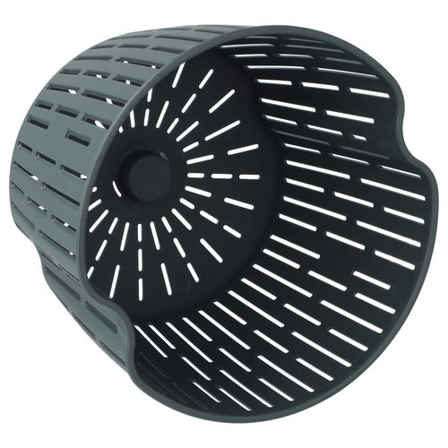 vhbw Panier de cuisson compatible avec Silvercrest Monsieur Cuisine SKMC1200E5, SKMC1200F6, SKMS1200A1 Equipement ménager - Panier gris foncé