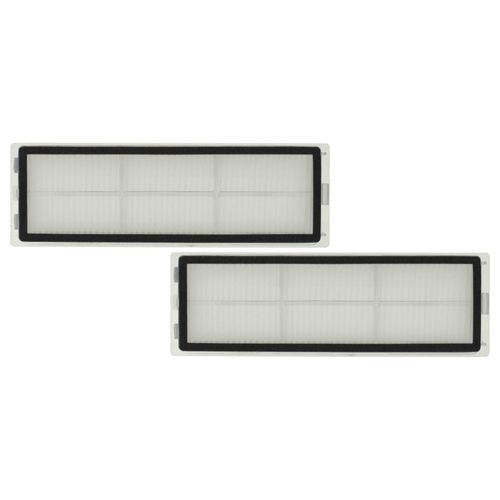 vhbw 2x Filtre HEPA compatible avec Xiaomi Mi Robot Vacuum Mop 2 Ultra, STYTJ01ZHM robot aspirateur - Filtre à air, 15 x 5 x 1,4 cm