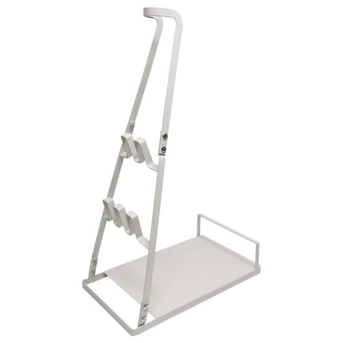 vhbw Support d'aspirateur compatible avec Bosch Serie 6 Athlet ProSilcence 28V Max aspirateur à batterie, aspirateur à main, blanc