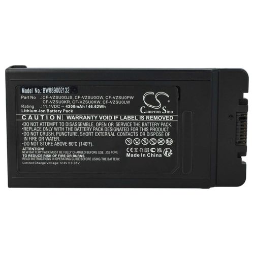 vhbw Batterie compatible avec Panasonic Toughbook CF-54 Prime ordinateur portable (4200mAh, 11,1V, Li-ion)