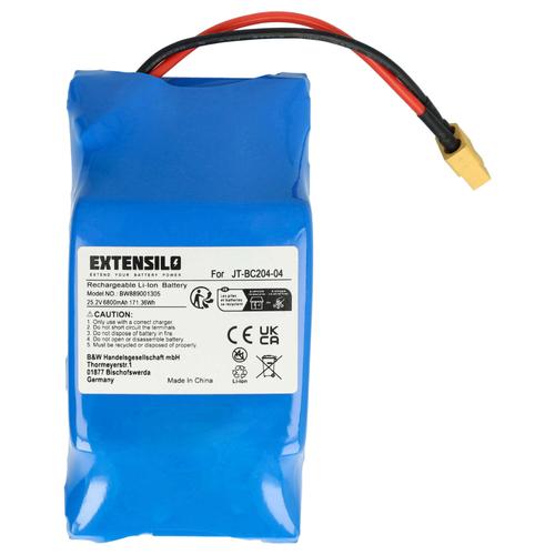 Extensilo Batterie Compatible Avec Jetech Jt-Bc204, Hoverboard 25.2 V E-Scooter (6800mah, 25,2v, Li-Ion)