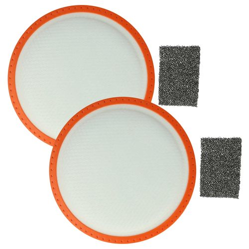 vhbw 4x filtres compatible avec Dirt Devil Centec2 M2288-0, M2288-1, M2288-2, M2288-3, M2288-5, M2288-6, M2288-7, M2288-4, M2288-8, M2288-9 aspirateur