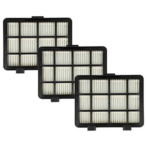 vhbw 3x filtre remplacement pour Fakir 3692860 pour aspirateur - Filtre HEPA
