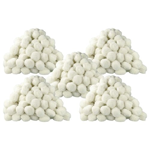 vhbw 5x Sac de balles 1000 g compatible avec Intex filtre à pisine, filtre à sable - 50 mm