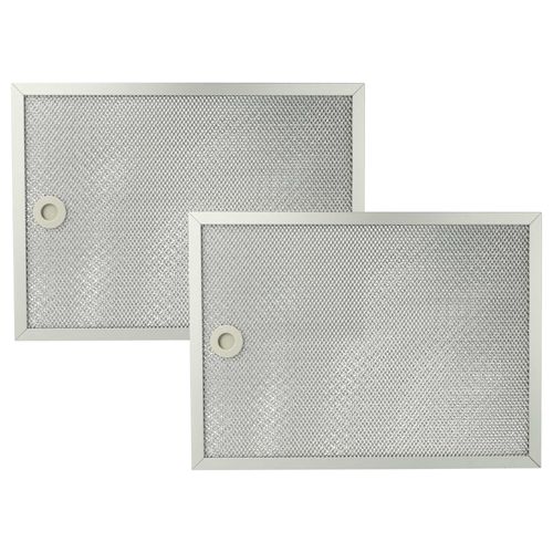 vhbw 2x Filtre anti-graisse compatible avec AEG 8060D-M, 8090D-M hotte de cuisine - 31,7 x 23,25 x 0,9 cm, métal