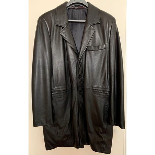 Manteau Homme En Cuir D'agneau