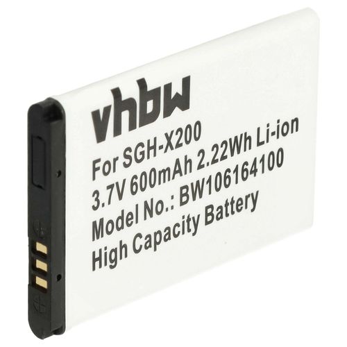 Vhbw Batterie Téléphone Portable (600 Mah, 3,7 V, Li-Ion) Compatible Avec Samsung Sgh-C268, Sgh-C260, Sgh-C188, Sgh-C158, Sgh-C270, Sgh-C300