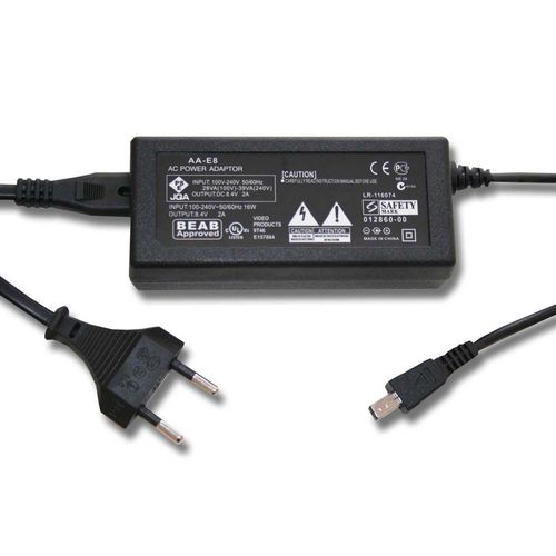 vhbw 1x Alimentation compatible avec Samsung SC-D975, SC-D965/NTS, SC-D965, SC-D963/XAA, SC-D963, SC-D955, SC-D953 appareil photo numérique - 2m