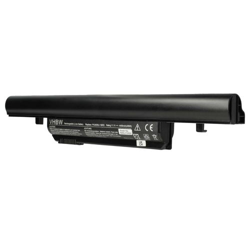 vhbw 1x Batterie remplacement pour Toshiba PA3905U-1BRS, PABAS246, PABAS245, PA3904U-1BRS pour ordinateur portable (4400mAh, 11,1V, Li-ion)