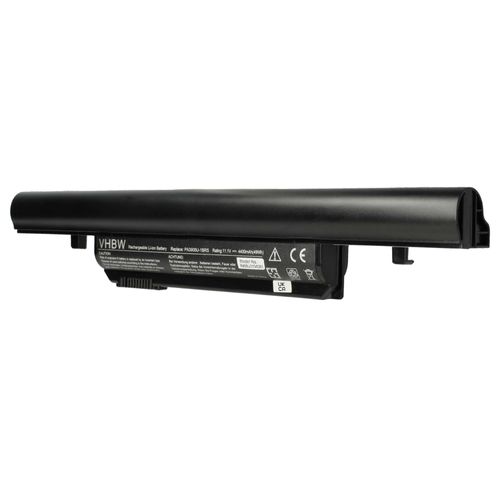 vhbw 1x Batterie remplacement pour Toshiba PA3905U-1BRS, PABAS246, PABAS245, PA3904U-1BRS pour ordinateur portable (4400mAh, 11,1V, Li-ion)