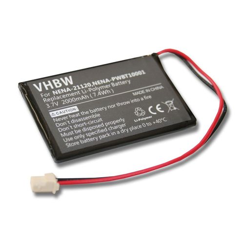 vhbw Batterie compatible avec Nexto DI ND2700, DI ND 2700, DI ND2725 liseuse e-book reader (2000mAh, 3,7V, Li-polymère)