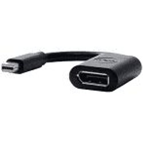 Dell Mini DisplayPort to DisplayPort M F Adapter, Black, 8"