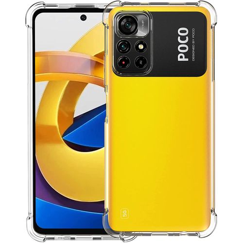 Coque Xiaomi Poco M4 Pro 5g Souple Transparente Flexible Bumper En Gel Tpu Silicone Invisible Antichoc Avec Bords Renforcés - Accessoires Pochette Case