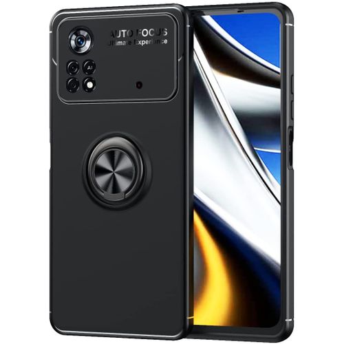 Pack Coque Magnétique Aimantée Housse Protection Xiaomi Poco X4 Pro 5g Avec Support Stand Voiture Magnétique À Grille D'aération Universel Sans Fil - Accessoires Pochette