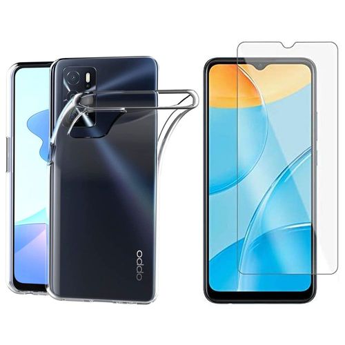 Protection Intégrale 360 Degres Oppo A16 / A16s : Coque Gel De Protection En Tpu Invisible Arrière Transparente Et Protection Écran Classique Oppo A16 / A16s - Accessoires Pochette Case